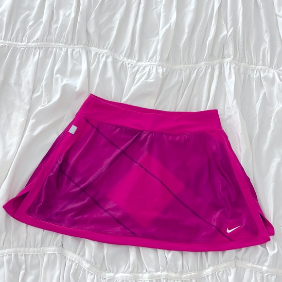 hot pink nike tennis skirt